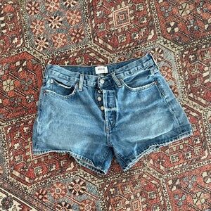 Agolde Classic Blue Jean Shorts